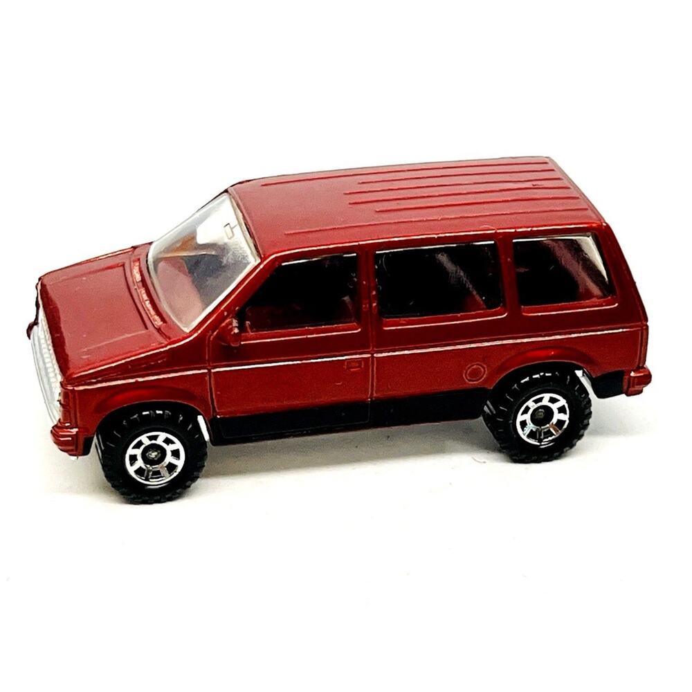 Vintage NIB 1984 Matchbox Dodge Caravan Red with Box Made in England